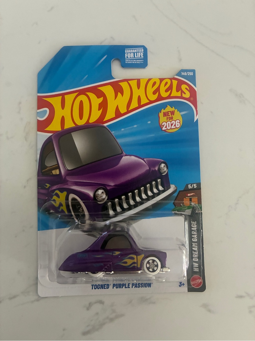 2026 Hot Wheels Tooned Purple Passion HW Dream Garage 5/5 148/250 New